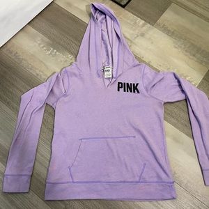 VS Pink cozy distressed sweatshirt